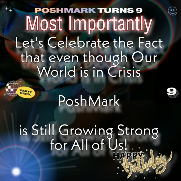 🥳🥳🎂 PoshMark Turns 9!!! 🥳🥳🎂 - Picture 3 of 9